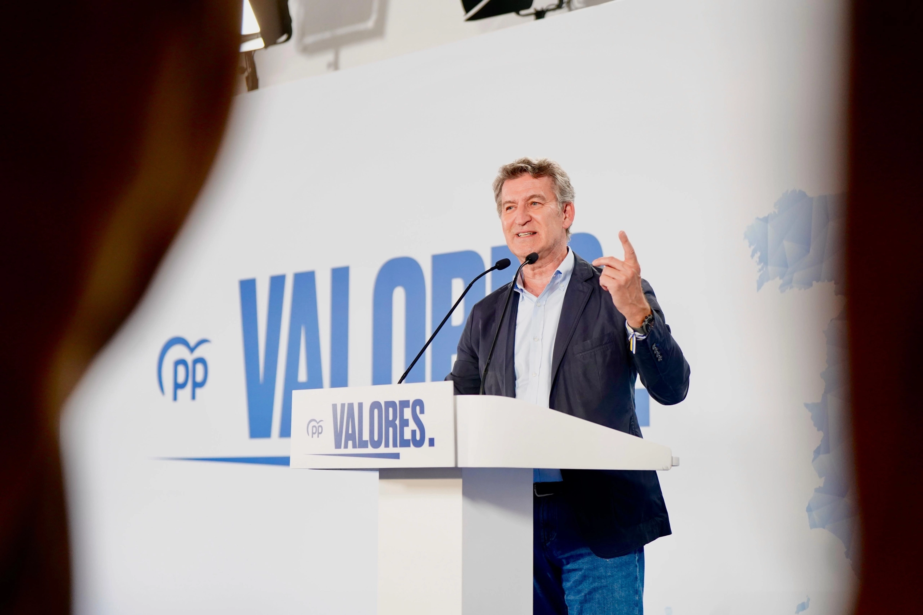 Feijóo pide llenar la Plaza de España este 8-J y promete una «limpieza total»: «Sánchez sobra, hay que liberar España de este bochorno»