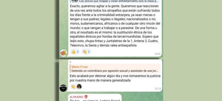 Ultraderechistas instan a comprar pistolas y actuar como «lobos solitarios» contra migrantes en un foro con 400 miembros